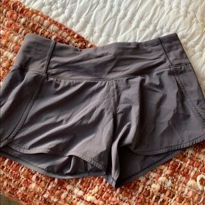 brand new lululemon speed up shorts